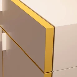 Kettnaker Kommoden & Sideboards|Sideboard Mio Lack Matt La Champagner Rahmen Farblackiert Am Curry