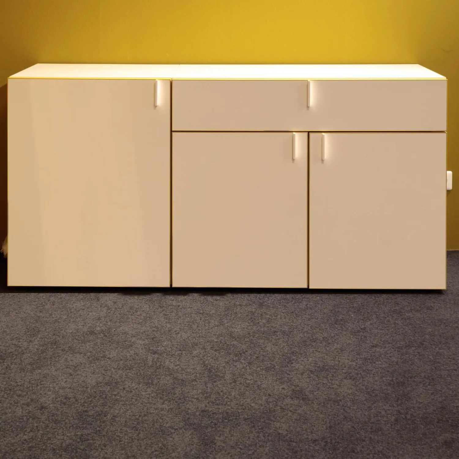 Kettnaker Kommoden & Sideboards|Sideboard Mio Lack Matt La Champagner Rahmen Farblackiert Am Curry