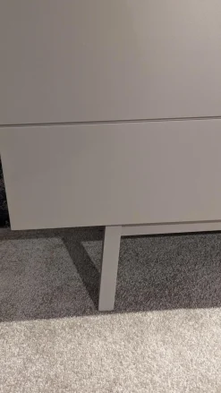 Gwinner Kommoden & Sideboards|Sideboard Missano Lack Seidenmatt Fango Grau Akzente Balkeneiche Struktur Terra Mit LED Beleuchtung