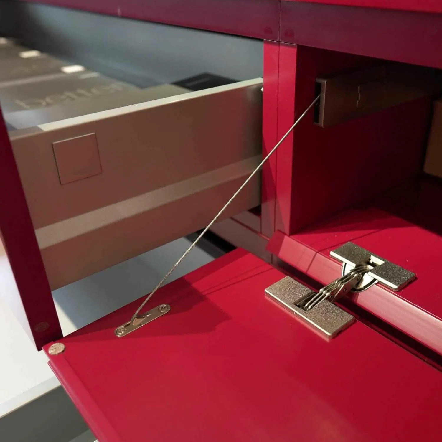 Interlübke Kommoden & Sideboards|Sideboard Mit 3er-Set Hängeboden Cube Rot