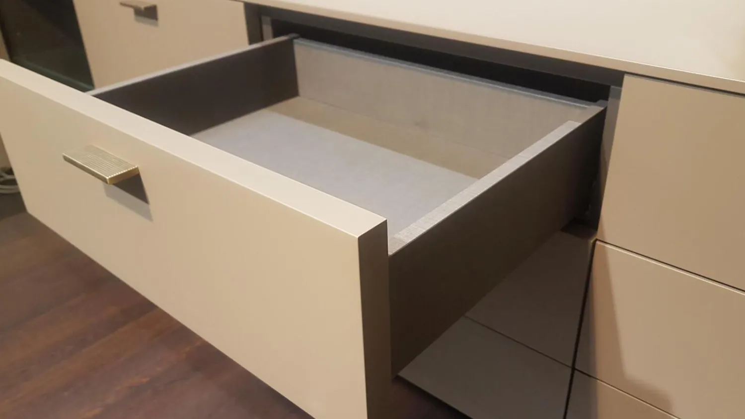 Lema Kommoden & Sideboards|Sideboard MLAF332 LT 40 Grey Velvet Grau