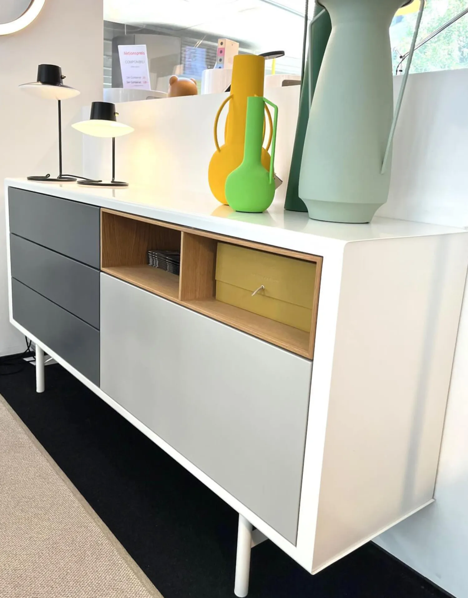 Müller Möbelwerkstätten Kommoden & Sideboards|Sideboard Modular Sideboard Modular von Müller Möbelfabrikation Stahl Lackiert