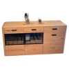 Wohn Concept Kommoden & Sideboards|Sideboard Montana Wildeiche Massiv Geölt