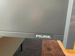 Piure Kommoden & Sideboards|Sideboard Nex MDF Grau Hochglanz Füße Dunkelgrau