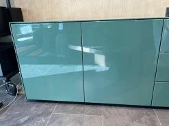 Piure Kommoden & Sideboards|Sideboard Nex Side Hochglanzlack Innen Mattlack Farbe Sage