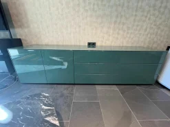 Piure Kommoden & Sideboards|Sideboard Nex Side Hochglanzlack Innen Mattlack Farbe Sage