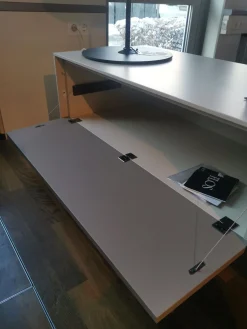 Molteni & C Kommoden & Sideboards|Sideboard Pass-Word Holz Eukalyptus Matt Lackiert Kieselgrau Und Ton