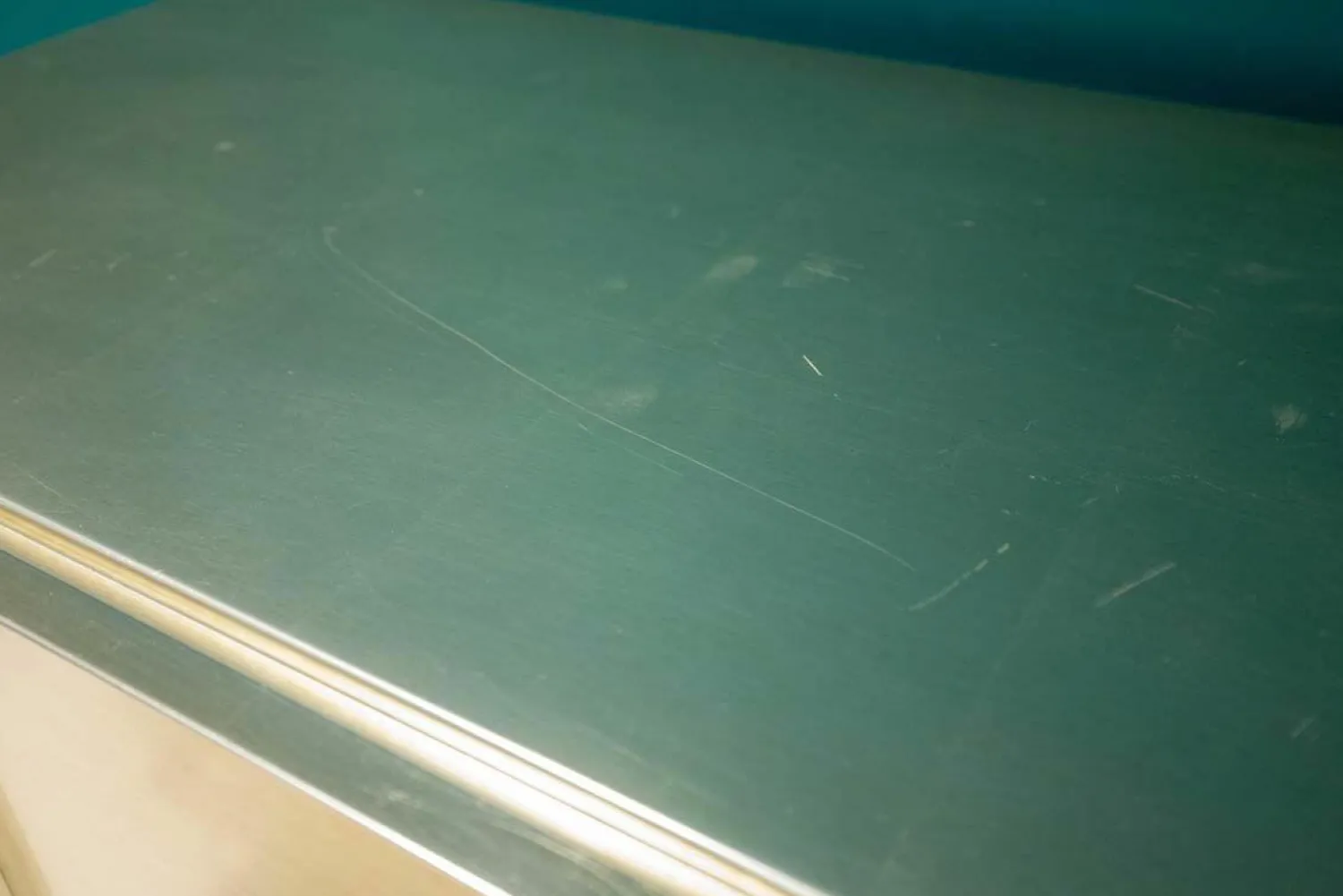 Capo D'Opera Kommoden & Sideboards|Sideboard Quadro Oberfläche Blattsilber Matt Innen Grün