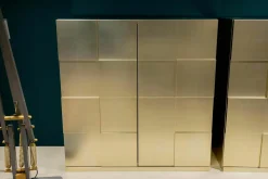 Capo D'Opera Kommoden & Sideboards|Sideboard Quadro Oberfläche Blattsilber Matt Innen Grün