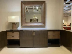 Malerba Kommoden & Sideboards|Sideboard Red Carpet Ahorn Riegel Dunkel Gebeizt