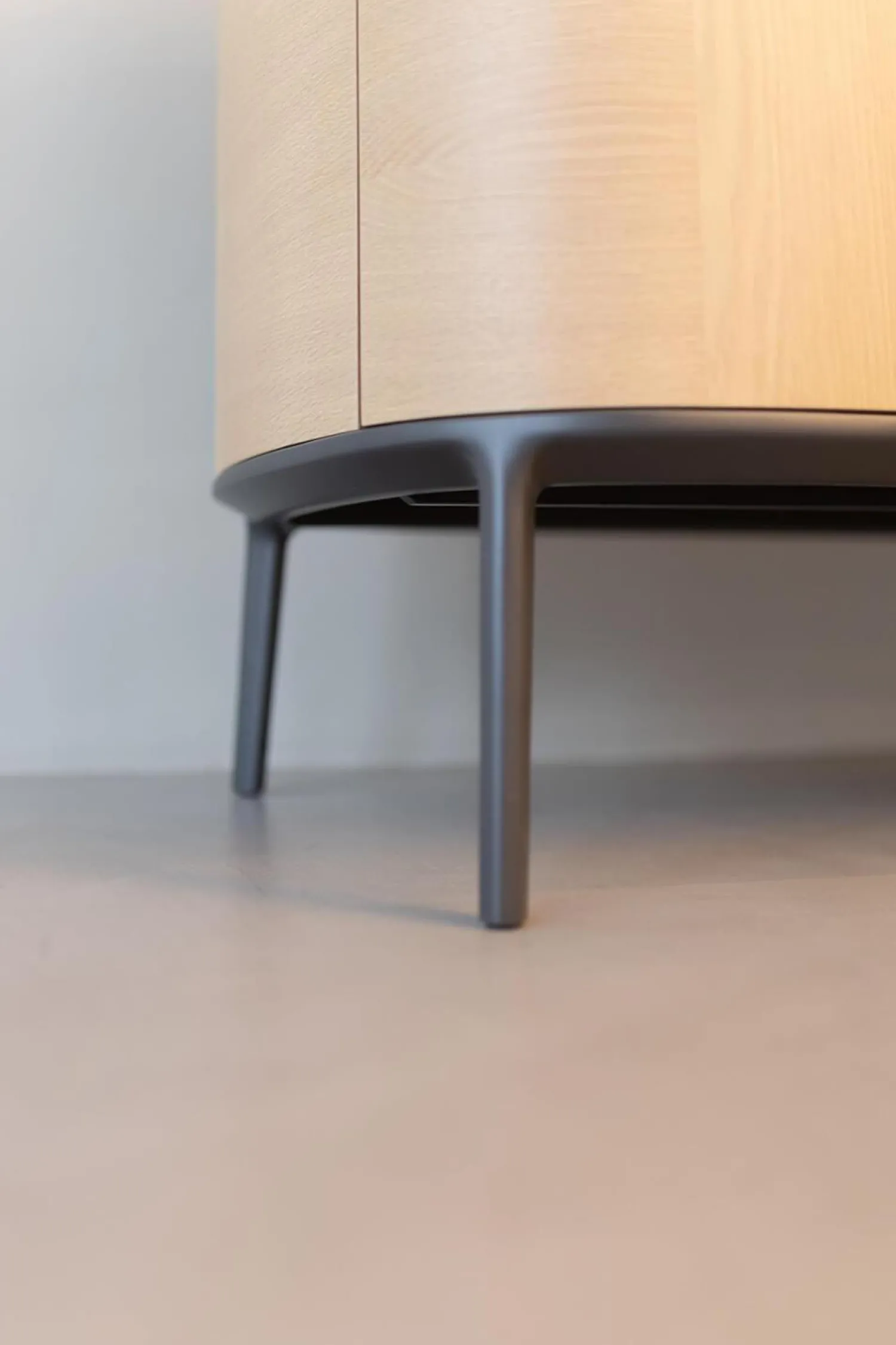 B&B Italia Kommoden & Sideboards|Sideboard Tesaurus Front Eiche Hell Innen Ahorn Frise Abdeckplatte Marmor Emperador Grau