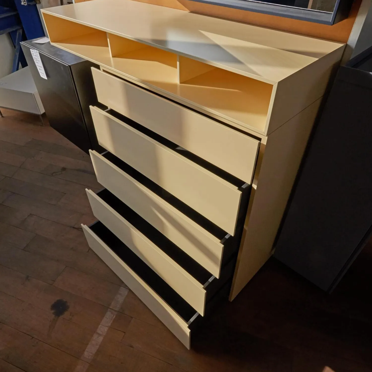 Schönbuch Kommoden & Sideboards|Sideboard Und Offenes Element Cosmo Sonderlack Sikkens F2.15.85 Pastell Orange