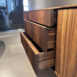 Riva1920 Kommoden & Sideboards|Sideboard Vela Nussbaum Ohne Knoten Geölt