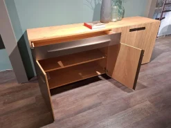 Voglauer Kommoden & Sideboards|Sideboard Vgalvino Wildeiche Rustico Schwarz Metallakzent