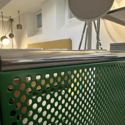 USM Haller Kommoden & Sideboards|Sideboard Weiß Grün mit Rollbox Grün