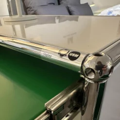 USM Haller Kommoden & Sideboards|Sideboard Weiß Grün mit Rollbox Grün