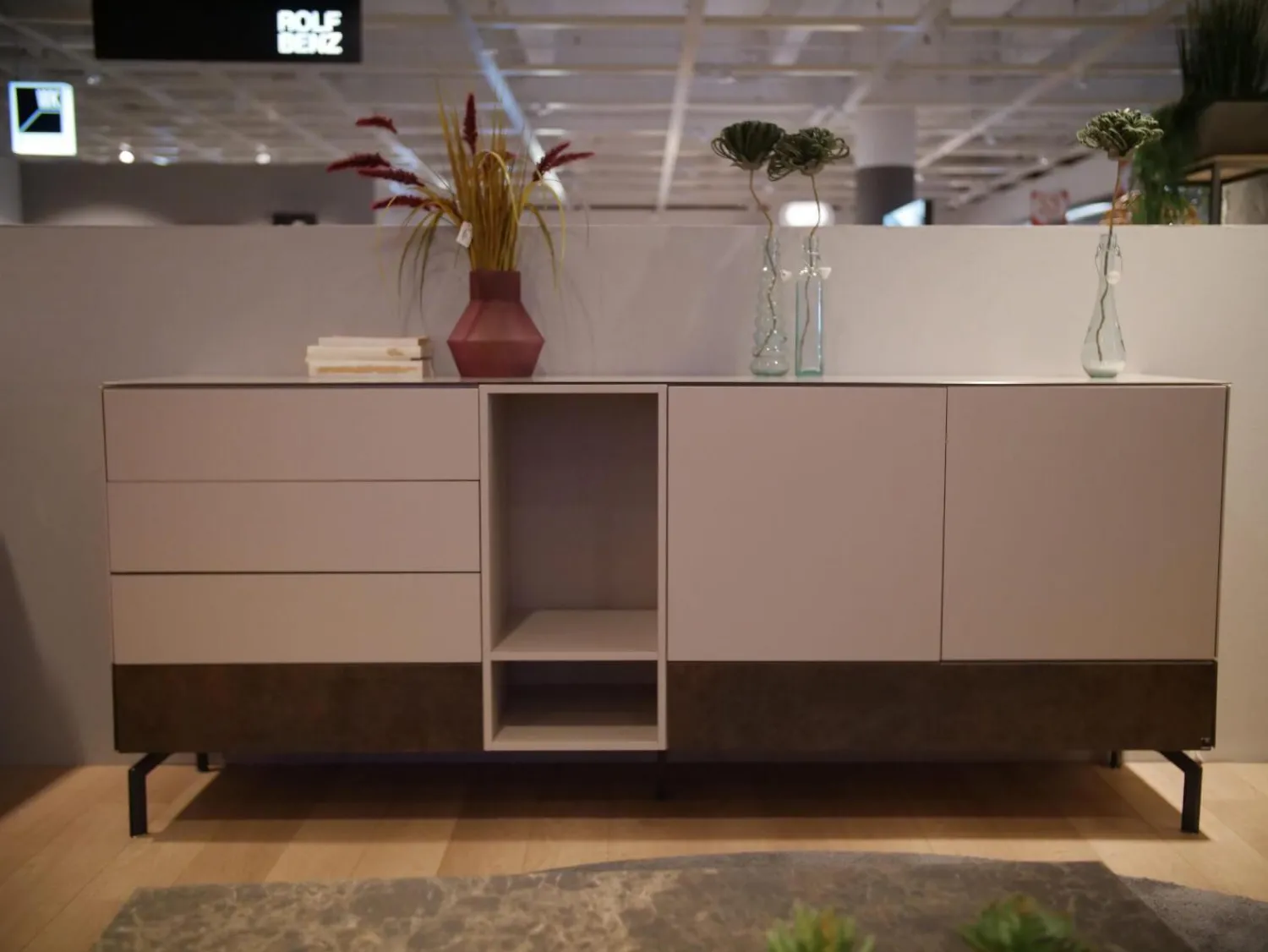 WK Wohnen Kommoden & Sideboards|Sideboard WK 430 Majestro Grau