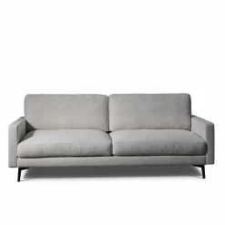 Cramer Polstermanufaktur 2-Sitzer-Sofas|2-Sitzer Sofa Altopiano Stoff AB Chill JAB 1026-071 Grau Füße Metall Schwarz Gepulvert