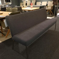 Bert Plantagie Stuhlsets|Sitzgruppe Duo Und Monica Leder Tendens Royal Blue Blau Stoff Tempt Grey Blue Blau Gestell Edelstahl