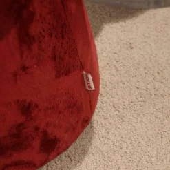 Holtkamp Hocker & Sitzsäcke|Sitzgruppe Optimist Kleeblatt Tischplatte MDF Weiß Hocker Stoff Rot Schwarz Gelb Bronze