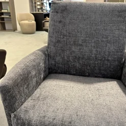 WK Wohnen Stuhlsets|Sitzgruppe Stoff Jab 2 211094 Grau Füße Schwarz