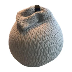 Casalis Hocker & Sitzsäcke|Sitzsack Slumber Large Mohairwolle Greige Grau Beige