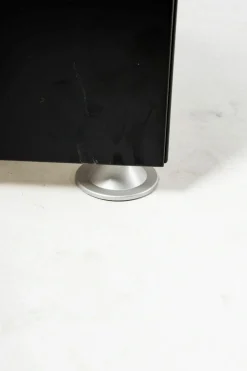 Behr Kommoden & Sideboards|Sockelkommode Menos Mattlack Pianoschwarz Griff Füße Alufarbig