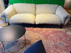 Zanotta 2-Sitzer-Sofas|Sofa 1045 ZA:ZA 1045/212 Stoff CAT30 Blau