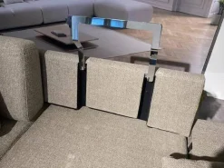 Brühl 2-Sitzer-Sofas|Sofa Alba All In One 67608 Stoff 2480 23 Grau Winkelfuß Verchromt Pulverbeschichtet Mit Kissen