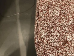 Wittmann 2-Sitzer-Sofas|Sofa Andes Stoff Ravenna Fire Rosa Metallfüße Schwarz Grau Pulverbeschichtet Inklusive Hocker Und Kissen