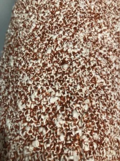 Wittmann 2-Sitzer-Sofas|Sofa Andes Stoff Ravenna Fire Rosa Metallfüße Schwarz Grau Pulverbeschichtet Inklusive Hocker Und Kissen