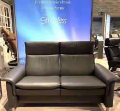 Stressless 2-Sitzer-Sofas|Sofa Aurora Leder Paloma Rock Fuß Edelstahl Rund Mit Verstellbarer Rückenlehne