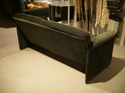 Leolux 2-Sitzer-Sofas|Sofa Bora Bora Niedrig Bezug Stoff Spazio 26886 86 Anthrazit Gestell Buche Massiv