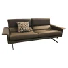 Durlet 2-Sitzer-Sofas|Sofa Brooklyn Leder PG500 Chamo Lava Grau