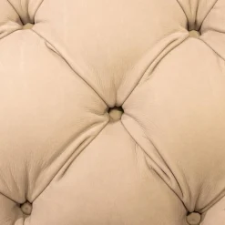 Baxter 3-Sitzer-Sofas|Sofa Chester Moon Leder Kashmir Nuage Grau