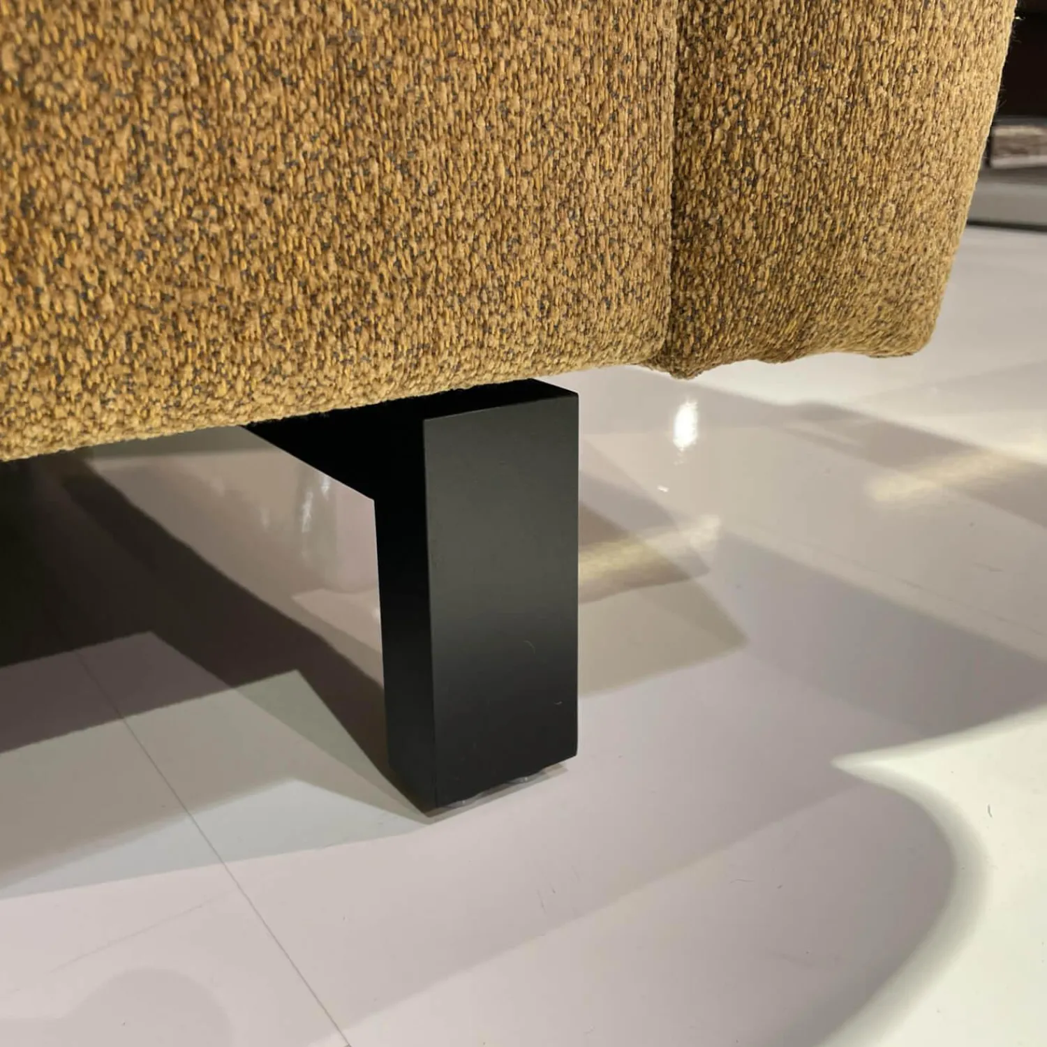 Erpo 2-Sitzer-Sofas|Sofa CL 970 Stoff 2037.68 Osino Holzkufe Buche Schwarz