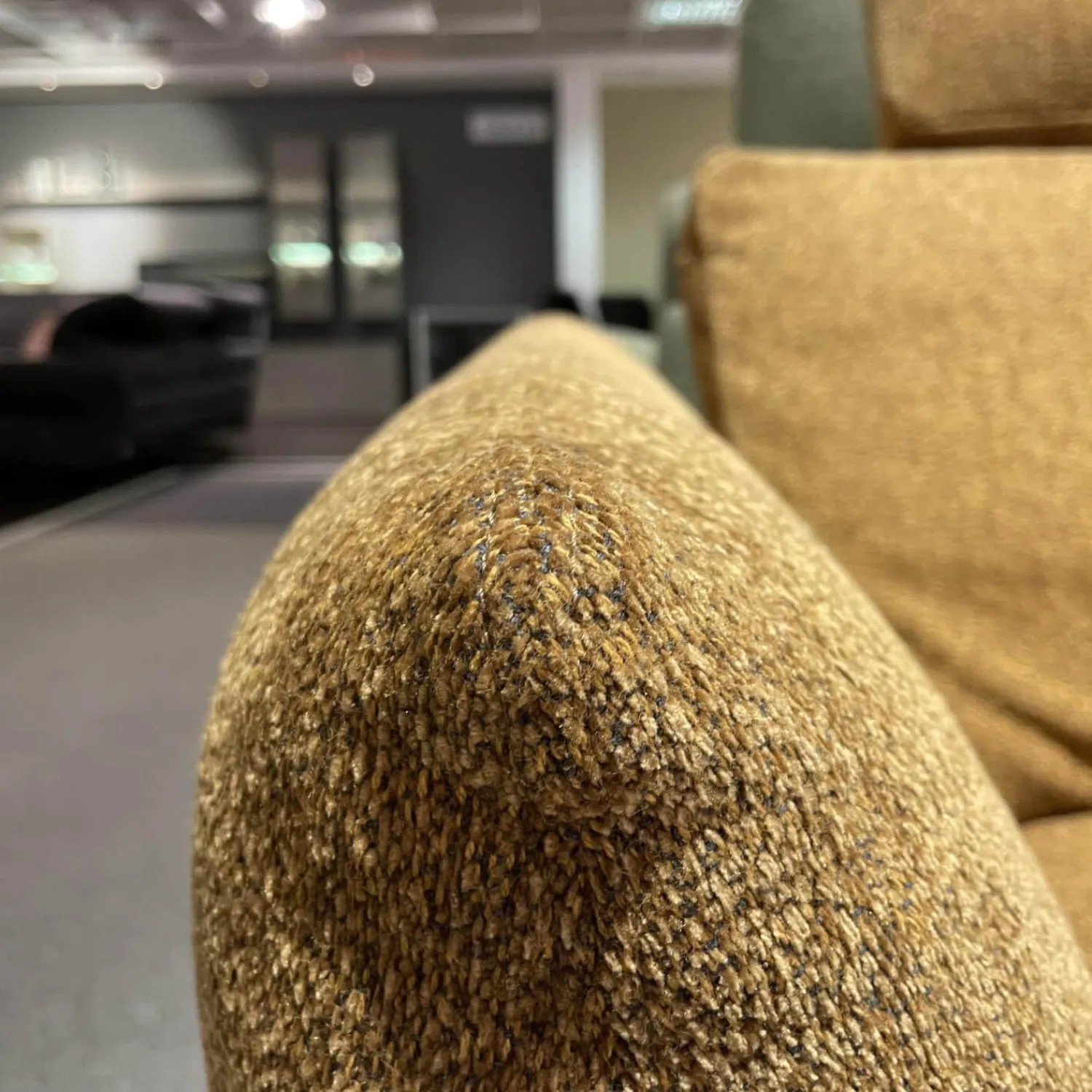 Erpo 2-Sitzer-Sofas|Sofa CL 970 Stoff 2037.68 Osino Holzkufe Buche Schwarz