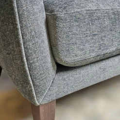 Bielefelder Werkstätten 2-Sitzer-Sofas|Sofa Coco 2 67,5 Stoff Uma BW1738 191 Füße Holz Dunkelbraun