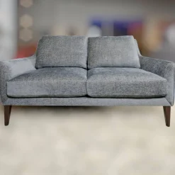 Bielefelder Werkstätten 2-Sitzer-Sofas|Sofa Coco 2 67,5 Stoff Uma BW1738 191 Füße Holz Dunkelbraun