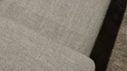 Ditre Italia 3-Sitzer-Sofas|Sofa Crossline Stoff Porto 101 Creme Weiß mit 3 Kissen