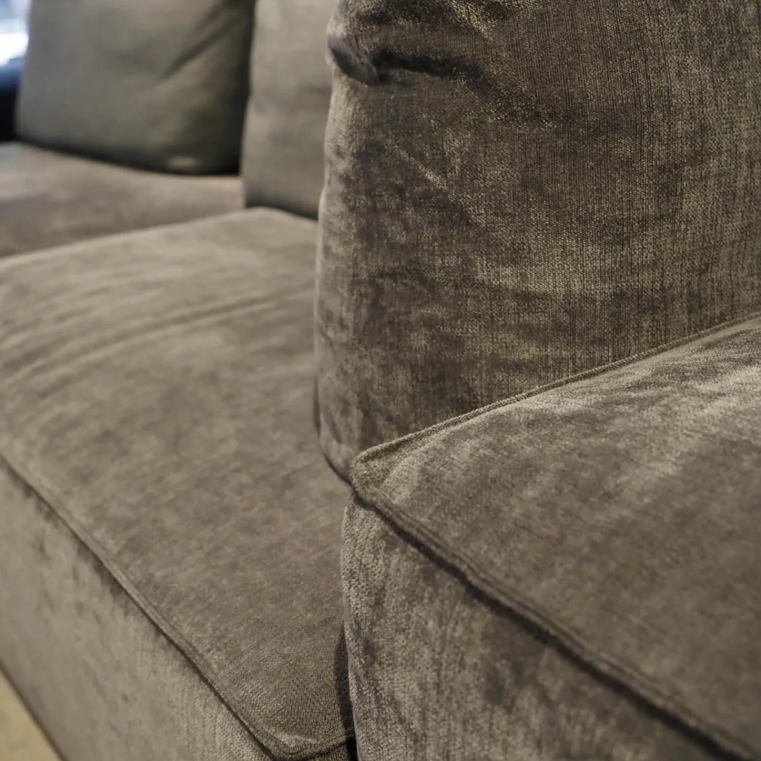 Montis 2-Sitzer-Sofas|Sofa Domino Inklusive Rollelement Hauptstoff Maple 192 Grau Fuß Kunststoff