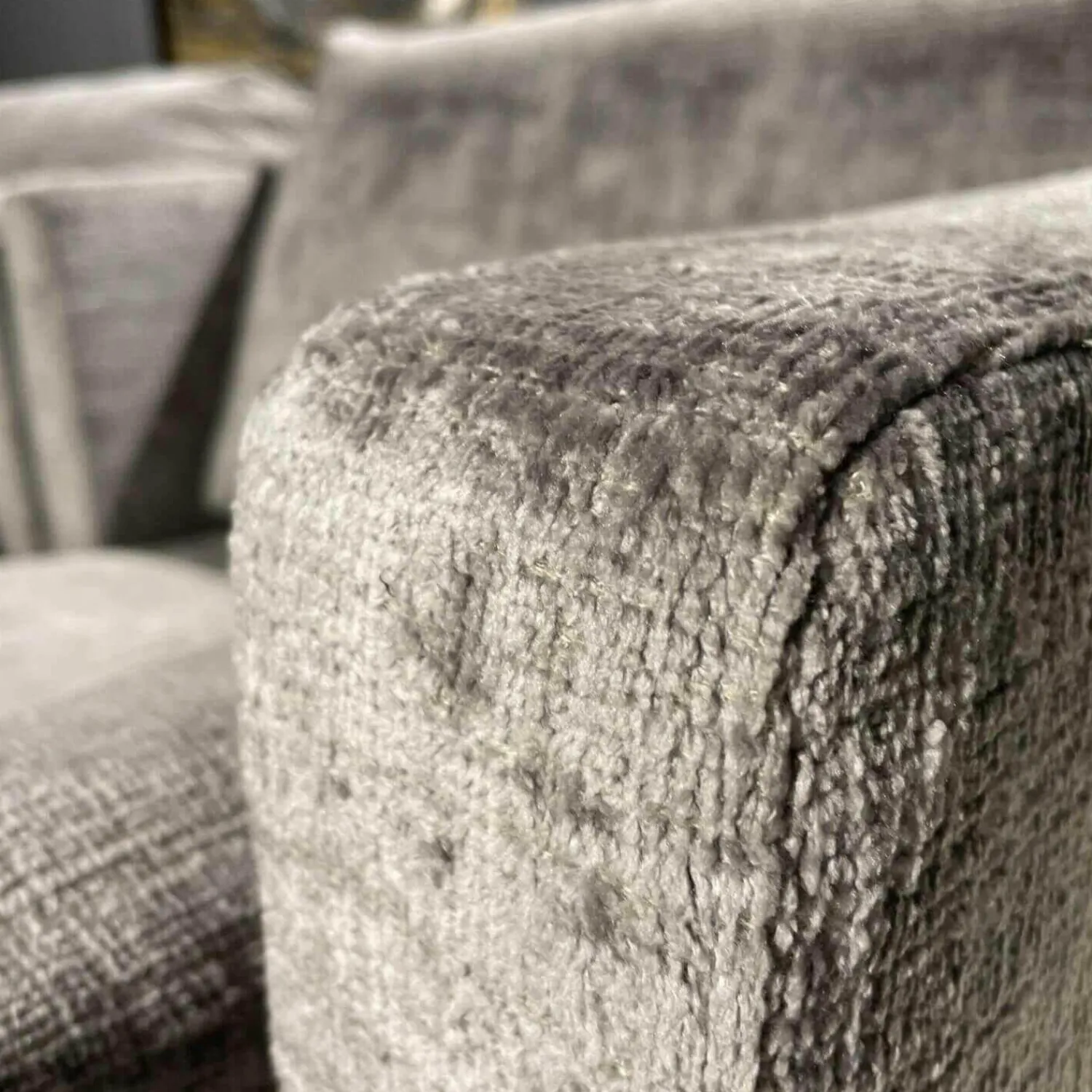 WK Wohnen 2-Sitzer-Sofas|Sofa Doppelsitzer Seat Indigo Stoff 23092 Mit 2 Zierkissen