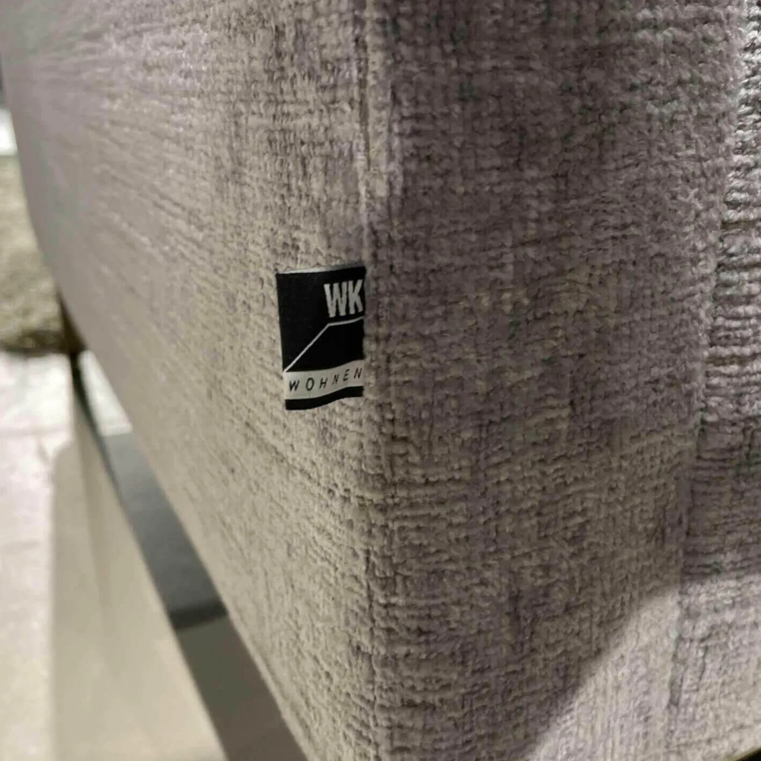 WK Wohnen 2-Sitzer-Sofas|Sofa Doppelsitzer Seat Indigo Stoff 23092 Mit 2 Zierkissen