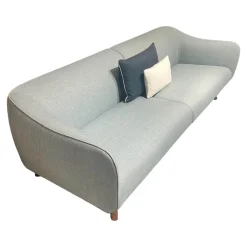 Giorgetti 2-Sitzer-Sofas|Sofa Drive Stoff D Cielo 6356 Blau mit 2 Kissen