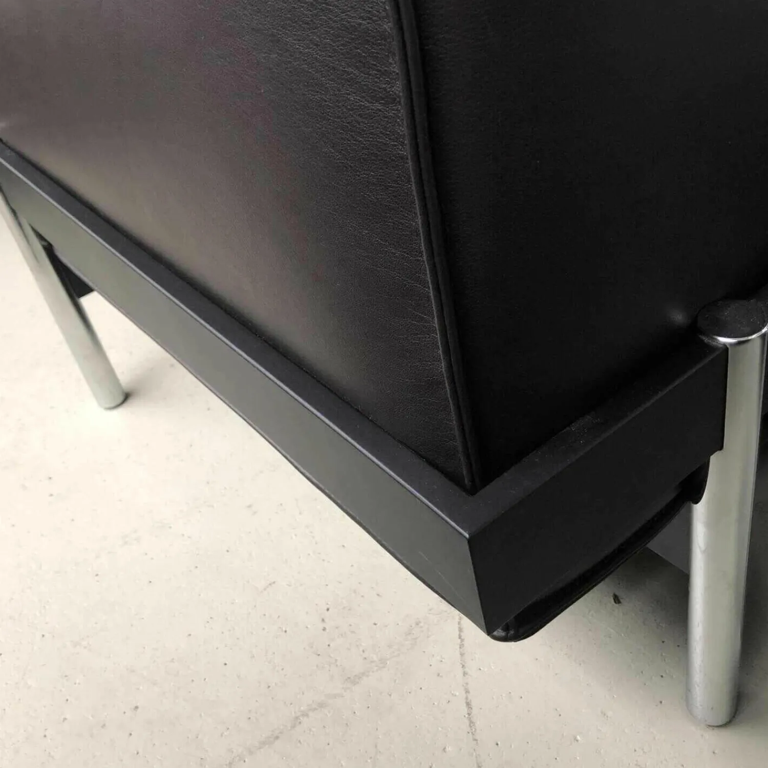 De Sede 2-Sitzer-Sofas|Sofa DS 0022/323 Leder Touch Espresso Gestell Metall