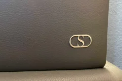 De Sede 3-Sitzer-Sofas|Sofa DS 175/23 Rahmen Und Korpus Leder Select 2418 Taupe Grau Sitz Leder Touch 2517 Taupe Grau Stahlkufen Schwarz Matt