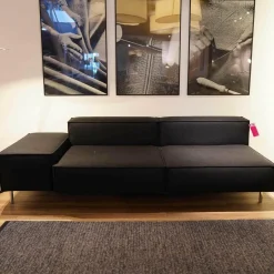 De Sede 3-Sitzer-Sofas|Sofa DS 22/323-A Stoff Craft 906 Füße Chrom Hochglanz