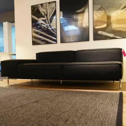 De Sede 3-Sitzer-Sofas|Sofa DS 22/323-A Stoff Craft 906 Füße Chrom Hochglanz