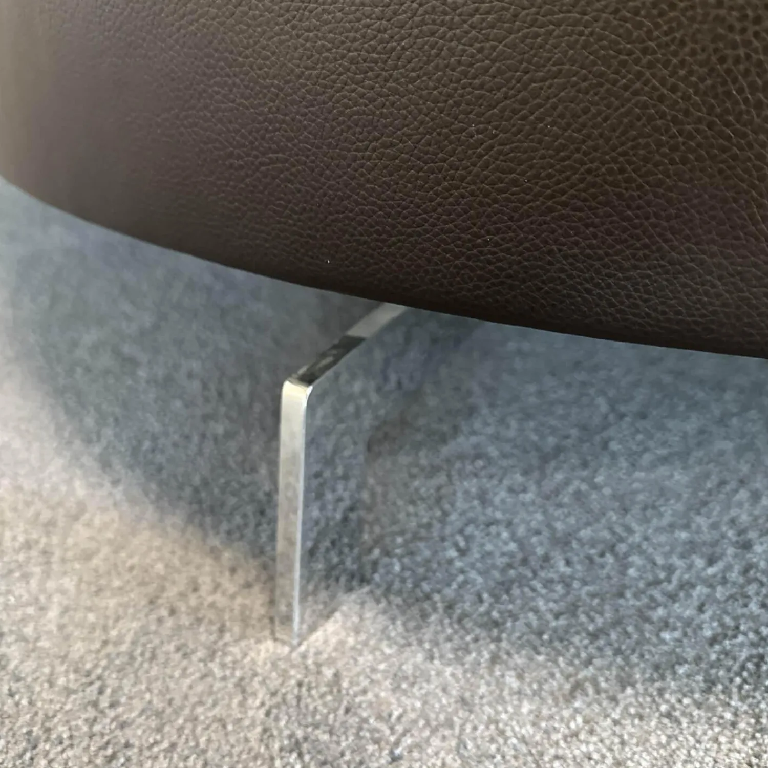 De Sede 2-Sitzer-Sofas|Sofa DS-167 Leder Select 2477 Cigarro Braun Füße Edelstahl Poliert Rücken Umlaufend Verschiebbar