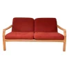 Dyrlund 2-Sitzer-Sofas|Sofa DY 1260 2,5-Sitzer Stoff Comfort 0028 Rot Kernbuche Geölt